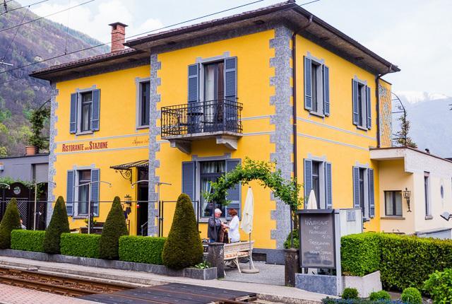 Ristorante Della Stazione Da Yanelo Bed & Breakfast Intragna Exterior photo